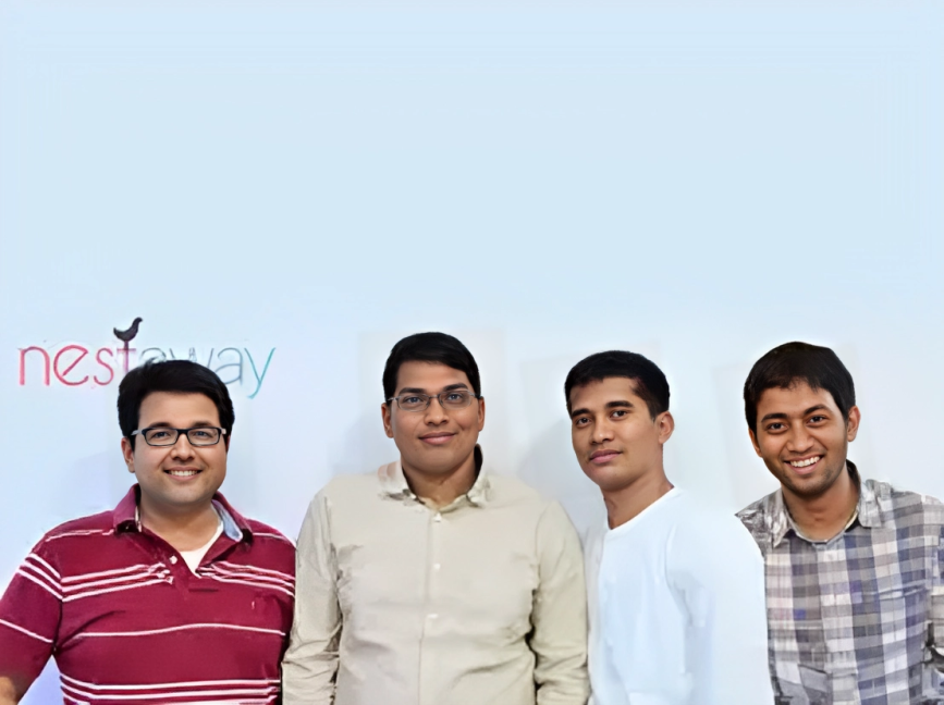 Nestaway cofounders Deepak Dhar, Jitendra Jagadev, Amarendra Sahu and Smruti Parida